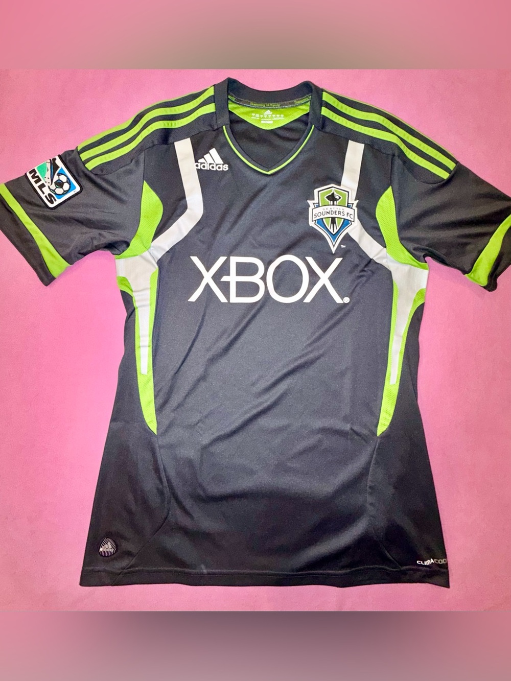 Authentic Men's Small Adidas 2011 Seattle Sounders FC Away Jersey — Xclnt Cond